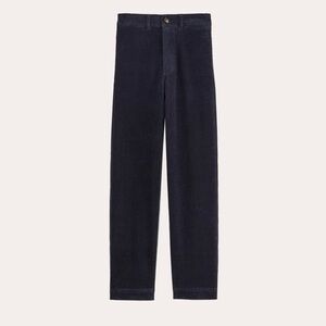 Everlane Relaxed Straight Curdoroy Pants Navy Blue Size 2 EUC like New!
